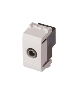 Frutto presa coassiale TV diam.9,5 mm - Evolution - Bianco