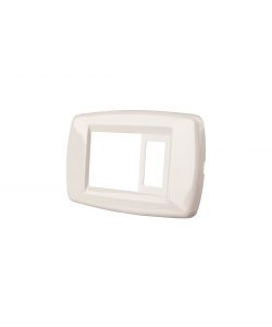 Placca a 2 fori Italiano + Tedesco