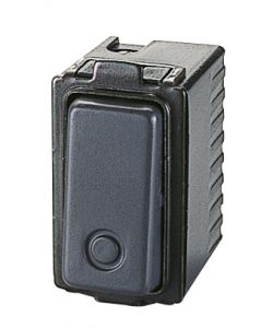 Frutto pulsante unipolare 10A Antracite