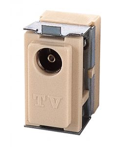 Frutto presa coassiale TV Passante diam. 9,5 mm