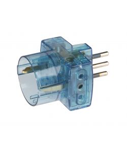 Adattatore pluristandard con spina 10A 2P + T