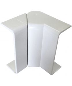 POLY POOL Angolo Variabile Interno Canale 60x20mm 3 Vie Bianco 1 Pz