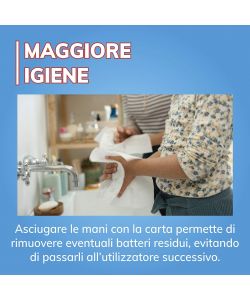 Foxy Carta Asciugatutto Tornado 3 veli Bianco 1 rotolo 250 strappi