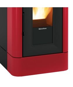 Extraflame Stufa a Pellet Lucia Plus Bordeaux 12 kW - WiFi Integrato