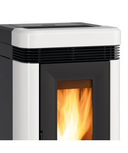 Extraflame Stufa a Pellet Lucia Plus Bianca 12 kW - WiFi Integrato
