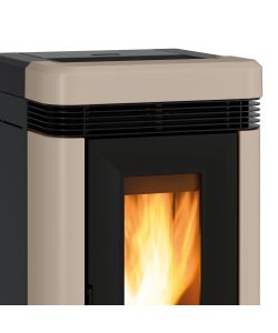 Extraflame Stufa a Pellet Lucia Plus Tortora 12 kW - WiFi Integrato