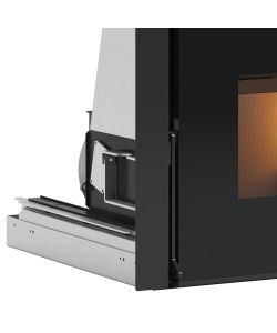 Extraflame Inserto a Pellet Comfort P85 Nero A+12 kW - 88x61,5x60 cm