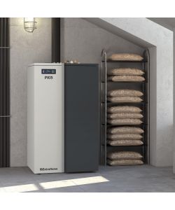 Extraflame Caldaia Termopellet PK15 Grigio Chiaro - Controllo Wi-Fi