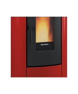 Extraflame Stufa a Pellet Canalizzata Klaudia Plus 5 Bordeaux - 8kW