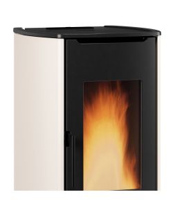 Extraflame Termostufa Pellet Marina Idro H11 Avorio 14,8kW 55x60x104cm