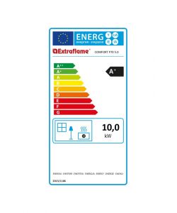 Extraflame Inserto a Pellet Ventilato Comfort P70 5 Air Nero - 10kW