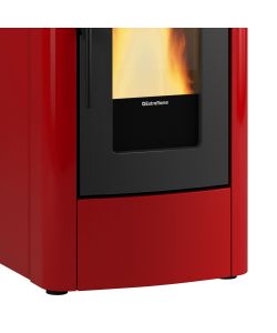 Extraflame Stufa a Pellet Dahiana 5 Plus Bordeaux 10 kW 52,5x60x108 cm