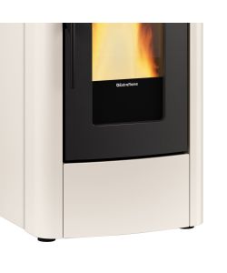 Extraflame Stufa a Pellet Dahiana 5 Plus Avorio 10 kW 52,5x60x108 cm