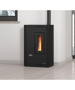 Extraflame Stufa a Pellet Luisella Nera 4,4kW - 572x307x892 mm