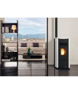 Extraflame Stufa a Pellet Giusy 5 Bianca 7kW - 498x490x1022 mm