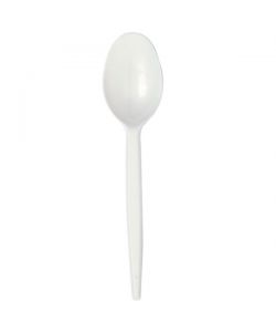 Cucchiaio                Pz 15 Bianco Natural Bibo
