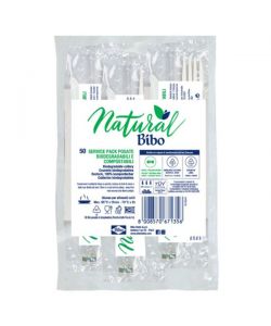 Posate Set Bis Bianco Natural Bibo