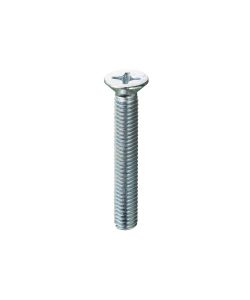 Viti Metallo Zincate Testa Svasata Piana Mm.5X12