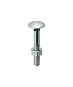 Viti Testa Tonda Con Quadro Sottotesta (Ttq) Zincate Mm.10X130
