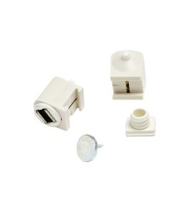 Chiusura Magnetica Con Spina Bianco Pz.2