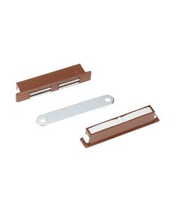 Chiusura Magnetica Incasso Senza Fori Viti Marrone