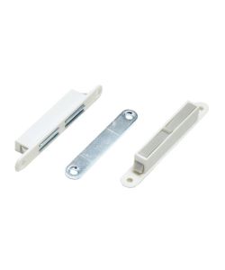 Chiusura Magnetica Incasso Con Fori Viti Bianco
