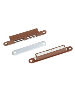 Chiusura Magnetica Incasso Con Fori Viti Marrone