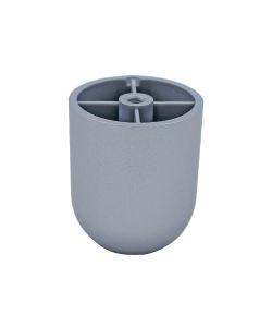 Piedino Plastica Grigio Mm.50Xh.60