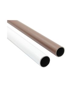 Tubo Tondo Plastificato Bianco Mm.18 Mt.1