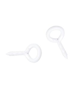 Ganci Chiusi Bianco Mm.17X40