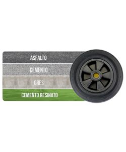 Ruota Piena Per Carrelli Mm.200