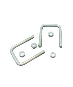 Raccordo Quadro Zincato Mm.8X41X60