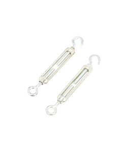 Tenditore Occhio+Gancio Acciaio Inox M.6