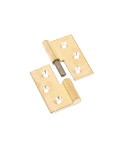 Cerniere Piane Lisce Ottone Lucida Mm.50X40 Destra