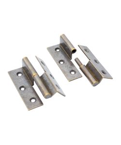 Cerniera A Collo Ottone Bronzato Mm.50X40 Destra