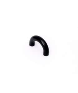 Maniglietta ad arco in plastica nera 32 mm