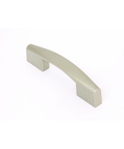 Maniglia Plastica Alluminio Satinato Mm128