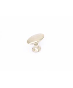 Pomolo Ovale Nichelato Mm.20X33