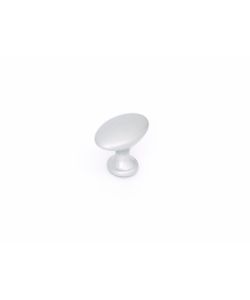 Pomolo Ovale Laccato Grigio Mm.20X33