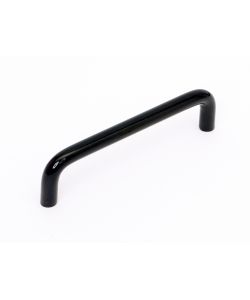 Maniglia sottile in metallo nero E 64 mm