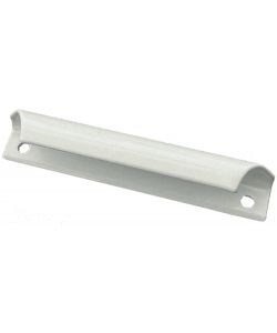 Maniglietta a Conchiglia Bianco 80mm in Alluminio per Porte e Balconi