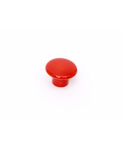 Pomolo in plastica rosso diametro 30 mm