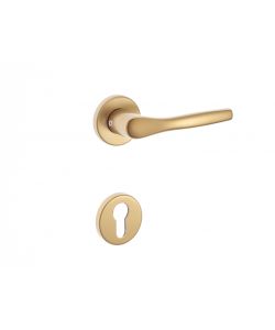 Maniglia Bica bronzo rosette yale