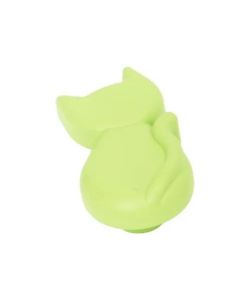 Pomolo Gatto Plastica Verde