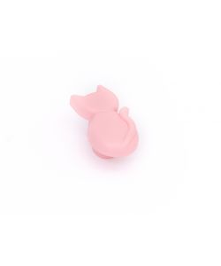 Pomolo Gatto Plastica Rosa