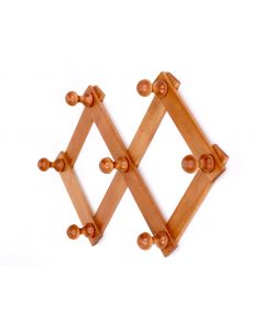 Portabito legno lusso 7 posti Noce