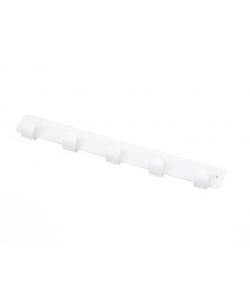 Appenditutto Liscio 5 posti in metallo bianco