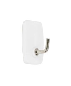 Gancio Adesivo Tondo Bianco