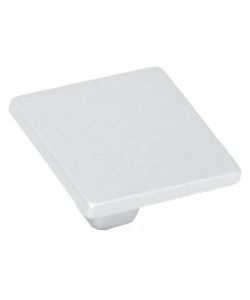 Pomolo Quadro Cromo Opaco Mm.16X16