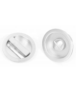 Maniglia incasso con nottolino - Finitura satinata - 48mm